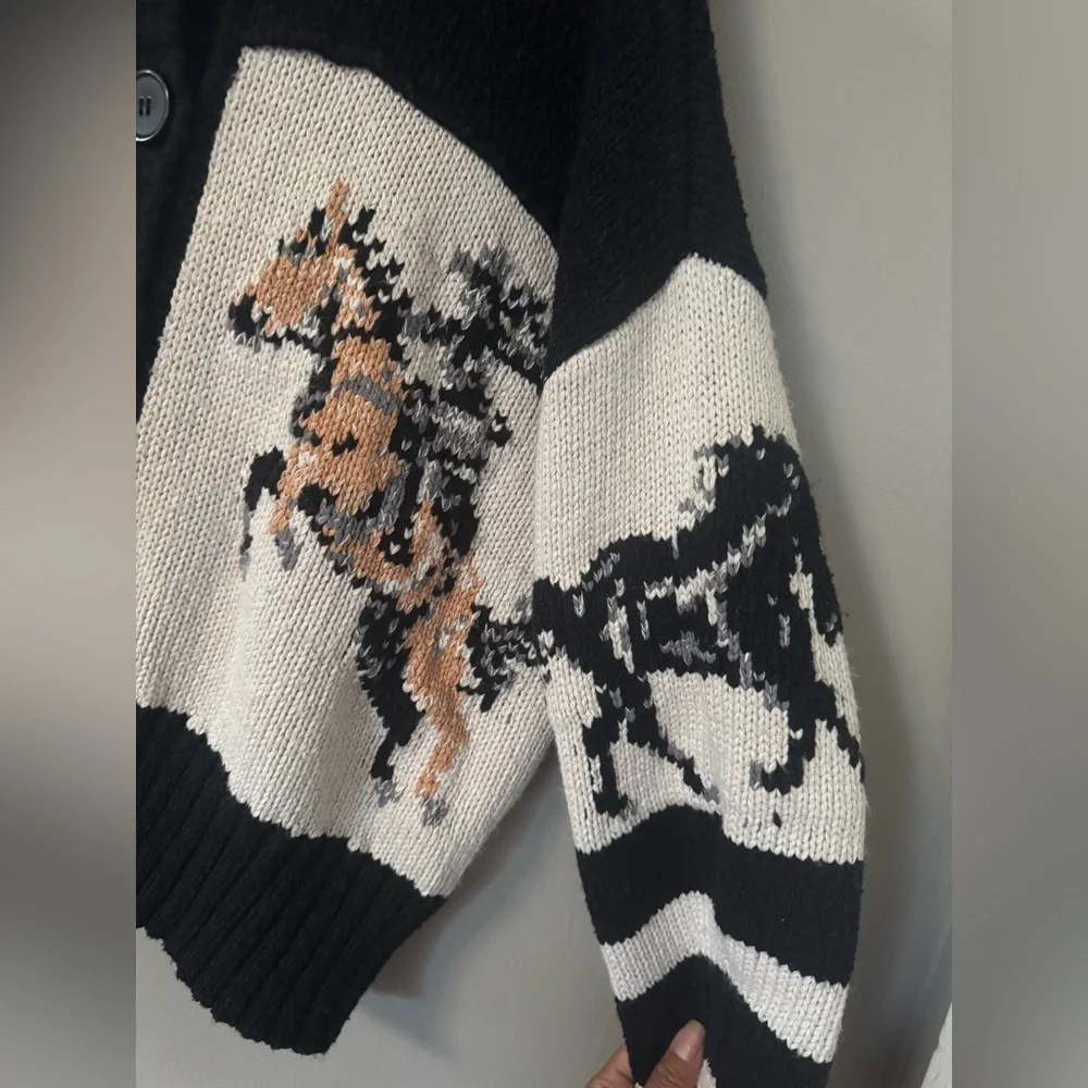 Pilcro Black Knit Sweater - Picture 3 of 5